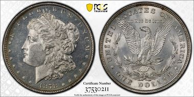 1878 8TF $1 MS62