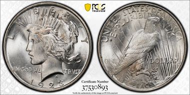 1923 $1 MS64