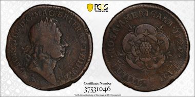 1722 2P Rosa Americana N1