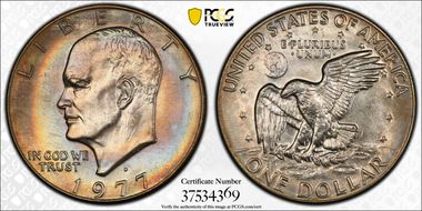1977-D $1 MS64