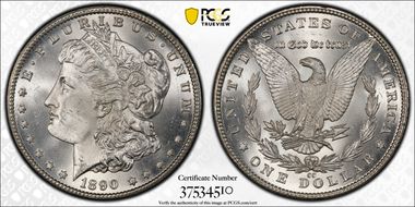 1890-CC $1 MS65+