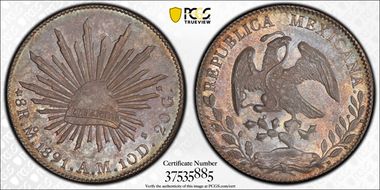 1891-Mo AM 8 R Mo77 MS63