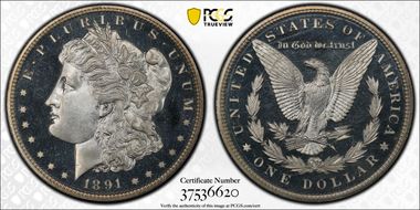 1891 $1 PR66CAM