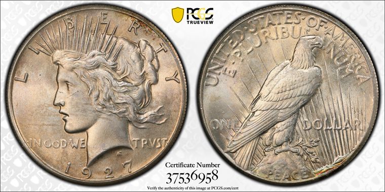 Cert 37536958 - Coin Image