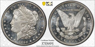 1890-CC $1 MS62DMPL