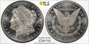 1883-CC $1 MS62PL