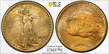 1920 $20 MS64+