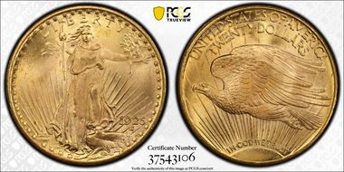 1925 $20 MS67