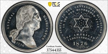 (c.1876) Medal GW-915 HK-70 WM American Star MS64