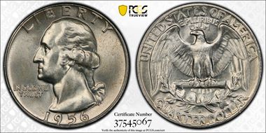 1956-D 25C RPM FS-501 MS65