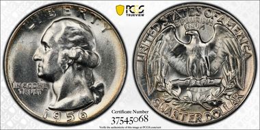 1956 25C Type B Reverse, FS-901 MS63