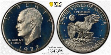 1972-S $1 Silver PR68CAM