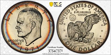 1971-S $1 Silver PR65