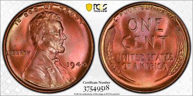 1940 1C MS67RD