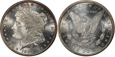 1887-S $1 MS64