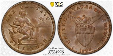 1908-S/S 1C Allen-2.06a, FS-501 MS65BN