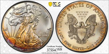 2017 $1 Silver Eagle MS68