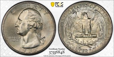 1936 25C MS67+