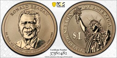 2016-S $1 Ronald Reagan Rev PR Chronicles Set - First Strike PR69
