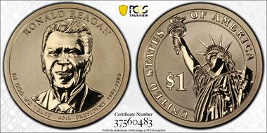 2016-S $1 Ronald Reagan Rev PR Chronicles Set - First Strike PR68