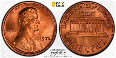 1972 1C MS67RD
