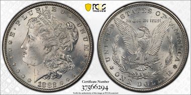 1882 $1 MS66