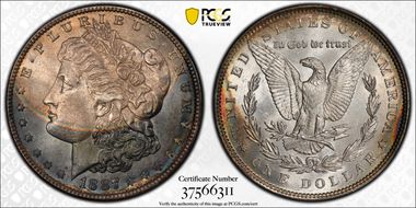 1887 $1 MS64