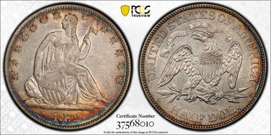 1872 50C WB-2 MPD AU50