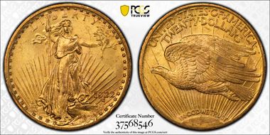 1922 $20 MS63