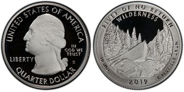 2019-S 25C Frank Church River of No Return NP - Silver PR69DCAM