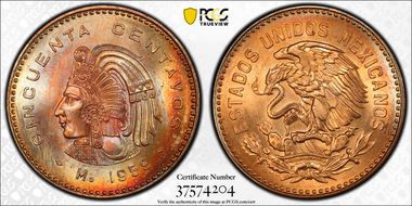 1959-Mo 50C KM-450 MS65RB