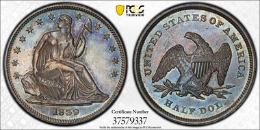 1839 50C No Drapery MS62