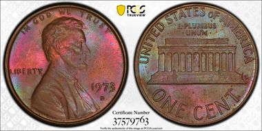 1973-D 1C MS64RB