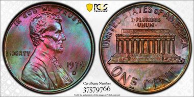 1979-D 1C MS65RB
