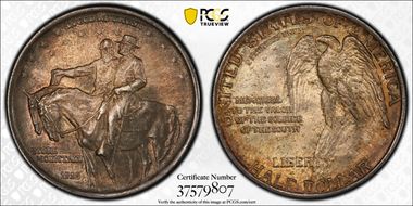 1925 50C Stone Mountain MS62