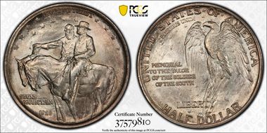 1925 50C Stone Mountain MS64
