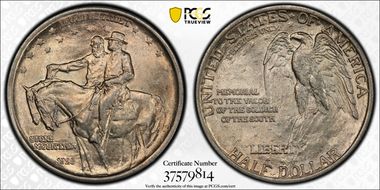 1925 50C Stone Mountain MS62