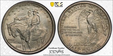 1925 50C Stone Mountain MS64