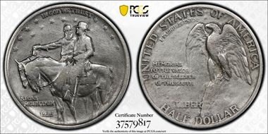 1925 50C Stone Mountain VF30