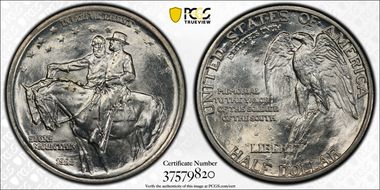 1925 50C Stone Mountain MS64