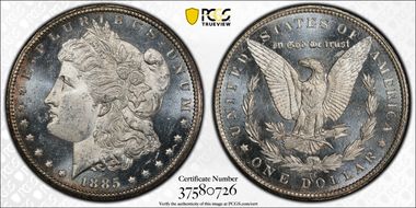 1885-CC $1 MS63PL