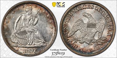 1857 50C MS61