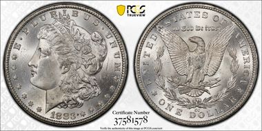 1883-CC $1 MS64