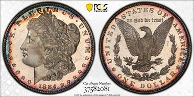 1884 $1 MS65DMPL