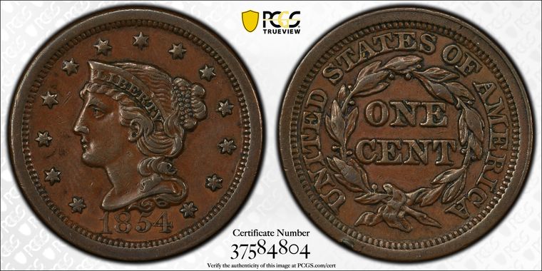 Cert 37584804 - Coin Image