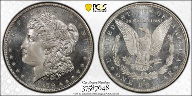 1879-S $1 MS67PL