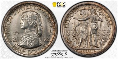 1921 50C Missouri, 2*4 N1