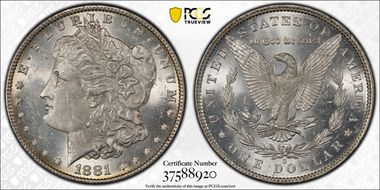 1881-O $1 N1