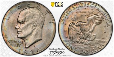 1974-D $1 MS64