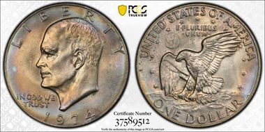 1974 $1 MS65